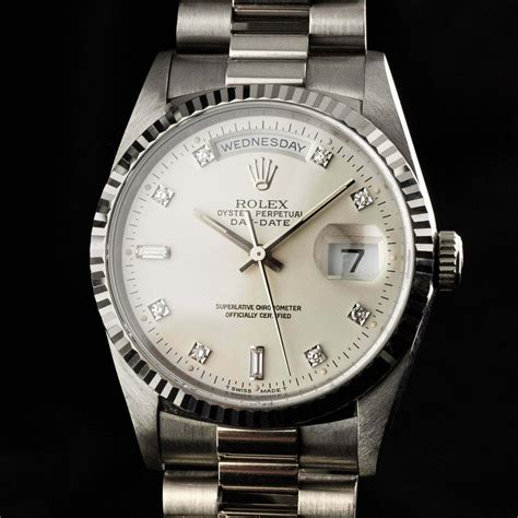 rolex 18239 day date|white gold day date 36.